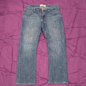 Wrangler Men's Blue Straight Jeans